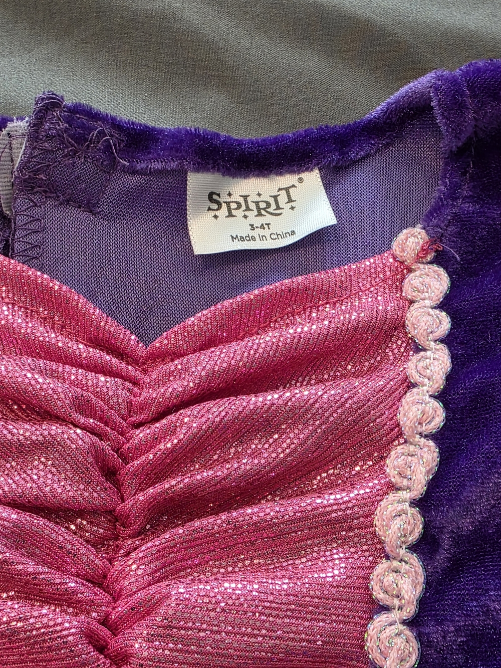 Spirit Halloween Rainbow Fairy Costume Toddler Girls Size 3T-4T Complete Set - Picture 4 of 8
